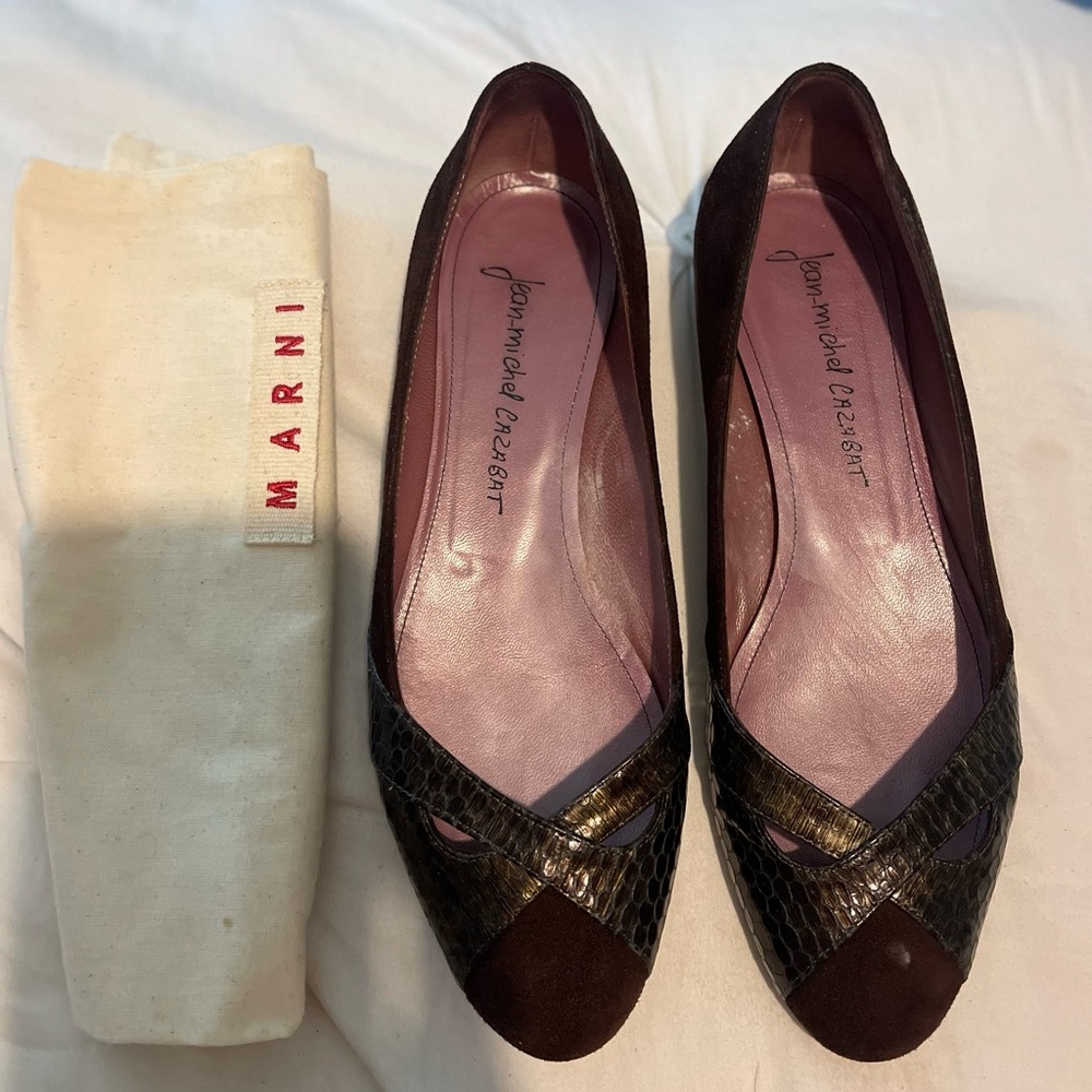 Jean Michel cazabat pumps. Slightly worn. Size 9